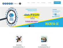 Tablet Screenshot of estudenoanglo.com.br